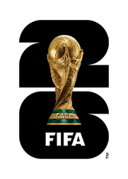 The image shows the FIFA World Cup trophy against a black background with the word "FIFA" written below it, symbolizing the pinnacle of achievement that every sports turf company dreams of contributing to.